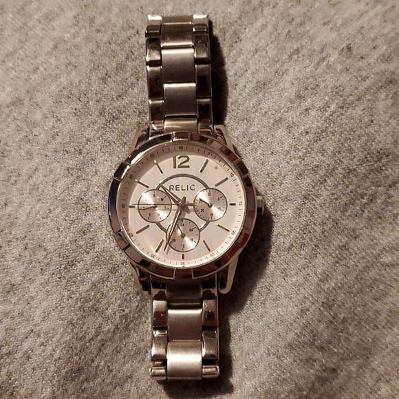 Relic Payton LDS Multifunction Watch Silver Tone ZR15696 4‎ Dials - Picture 2 of 8